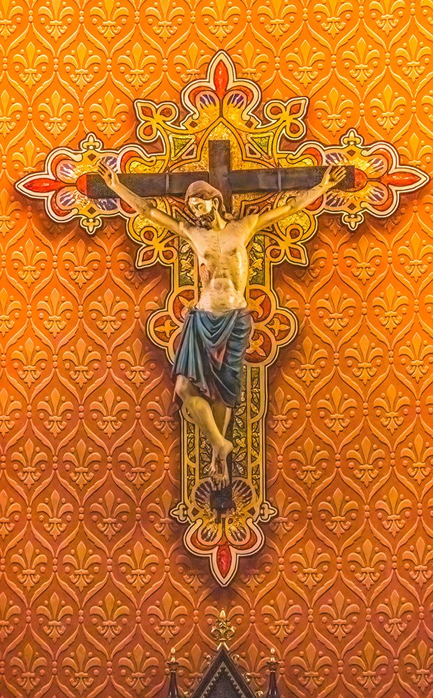 Pamplona Crucifix-St. Augustine Cathedral-Tucson-Arizona. 13th Century Crucifix from Spain